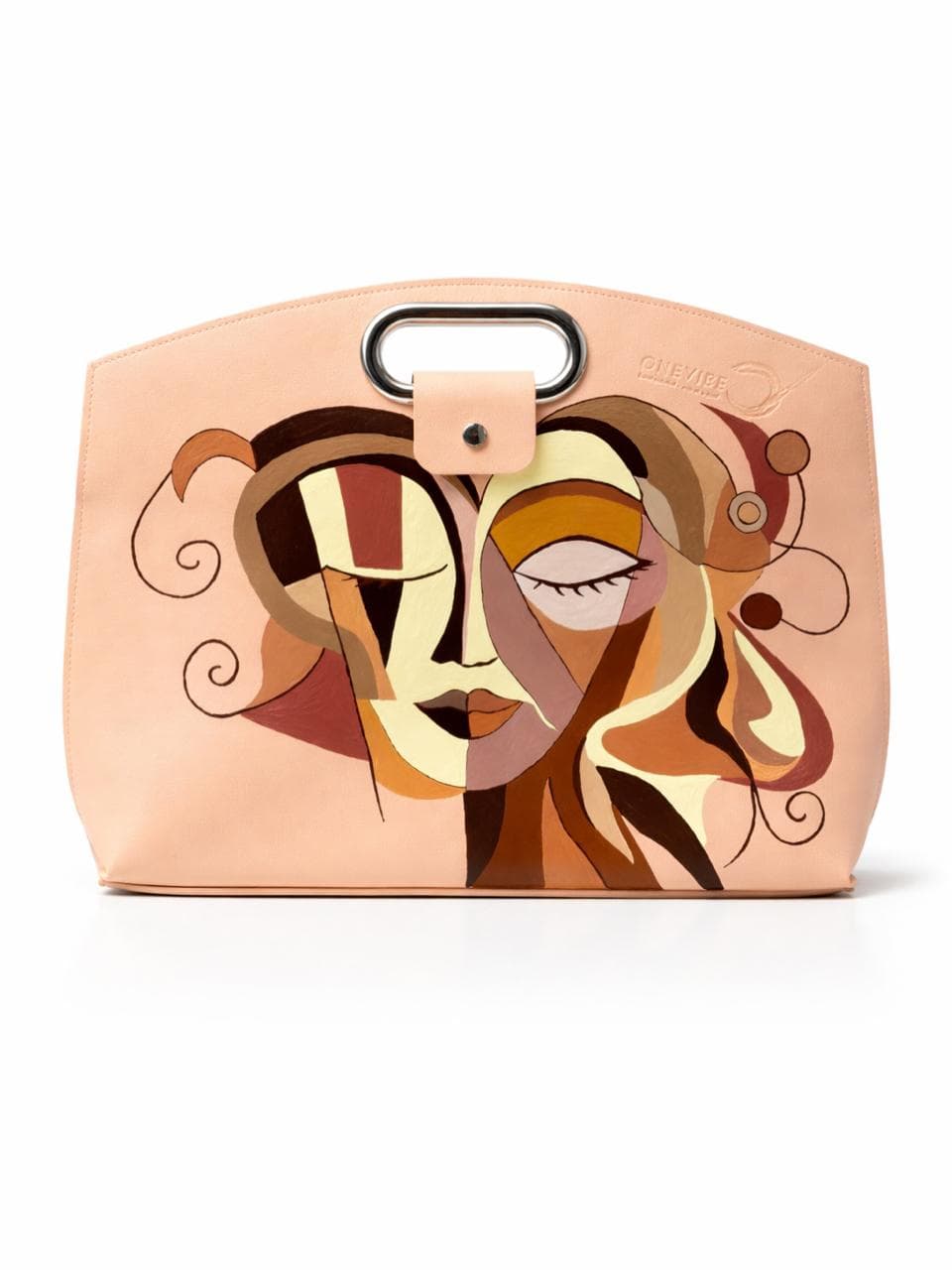 Hand-painted bag detail